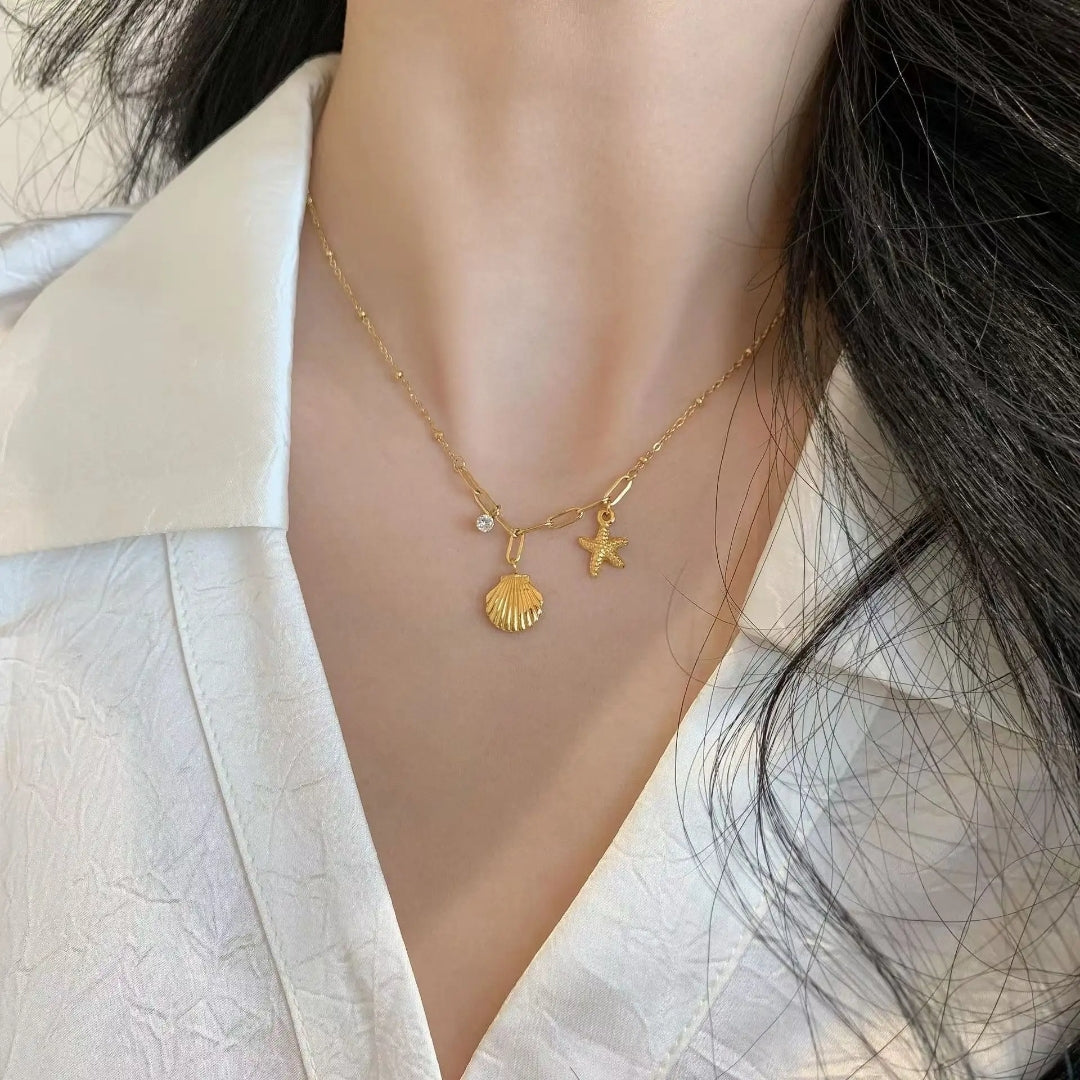 Golden Coast Glam Necklace