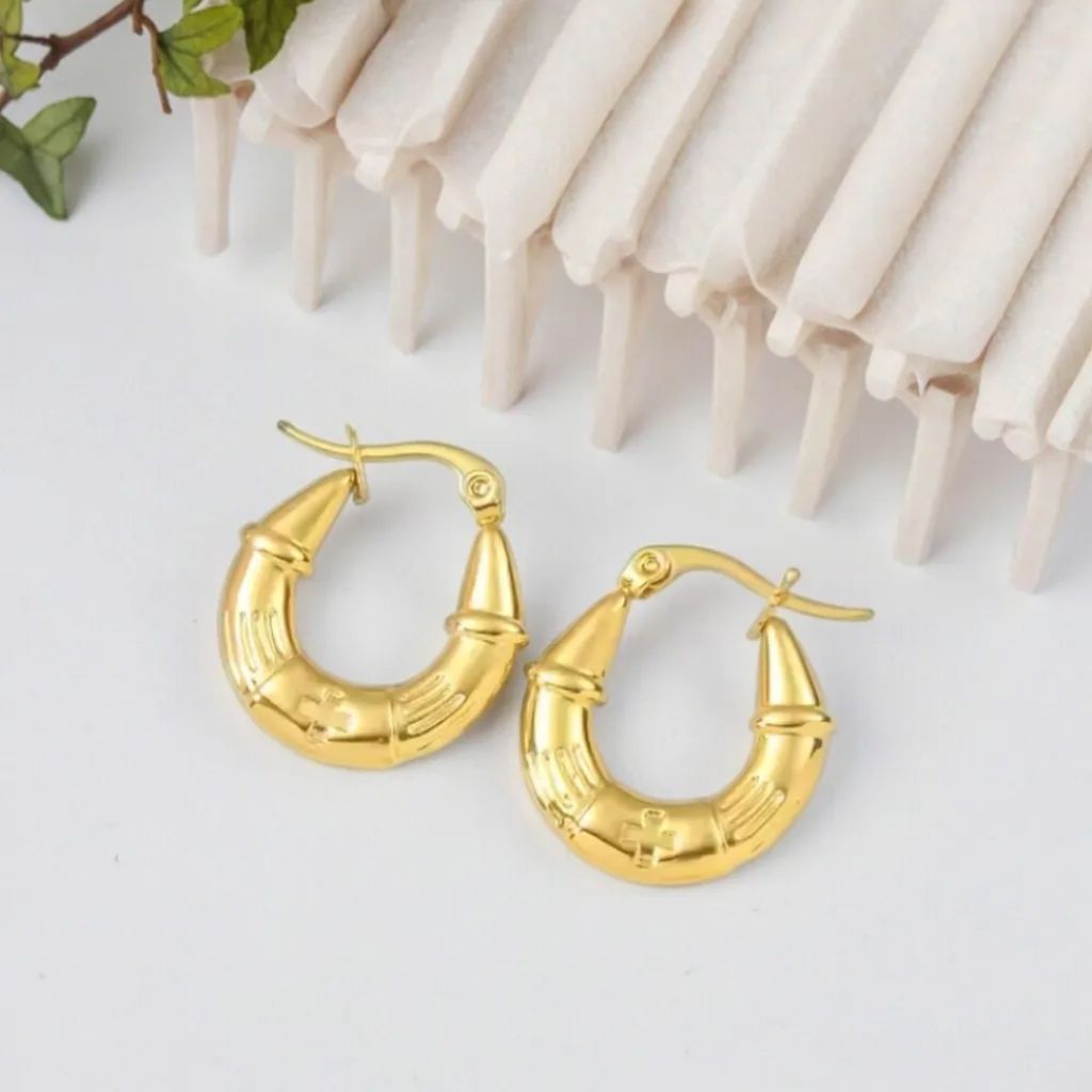 Aurora Bling Hoops Earrings
