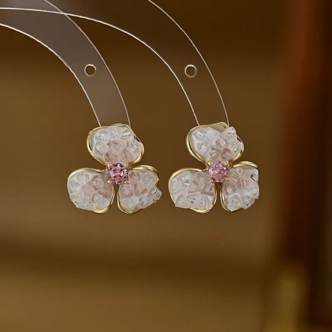 Radiant Flower Studs Earring