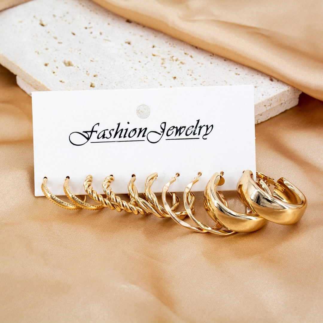 Twist & Glimmer Hoop Combo Earring