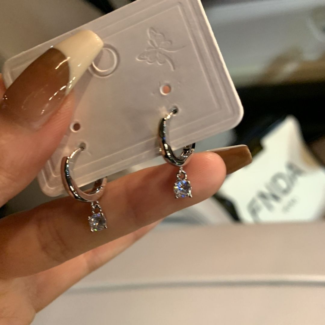Zircon Drizzle Drops Earrings