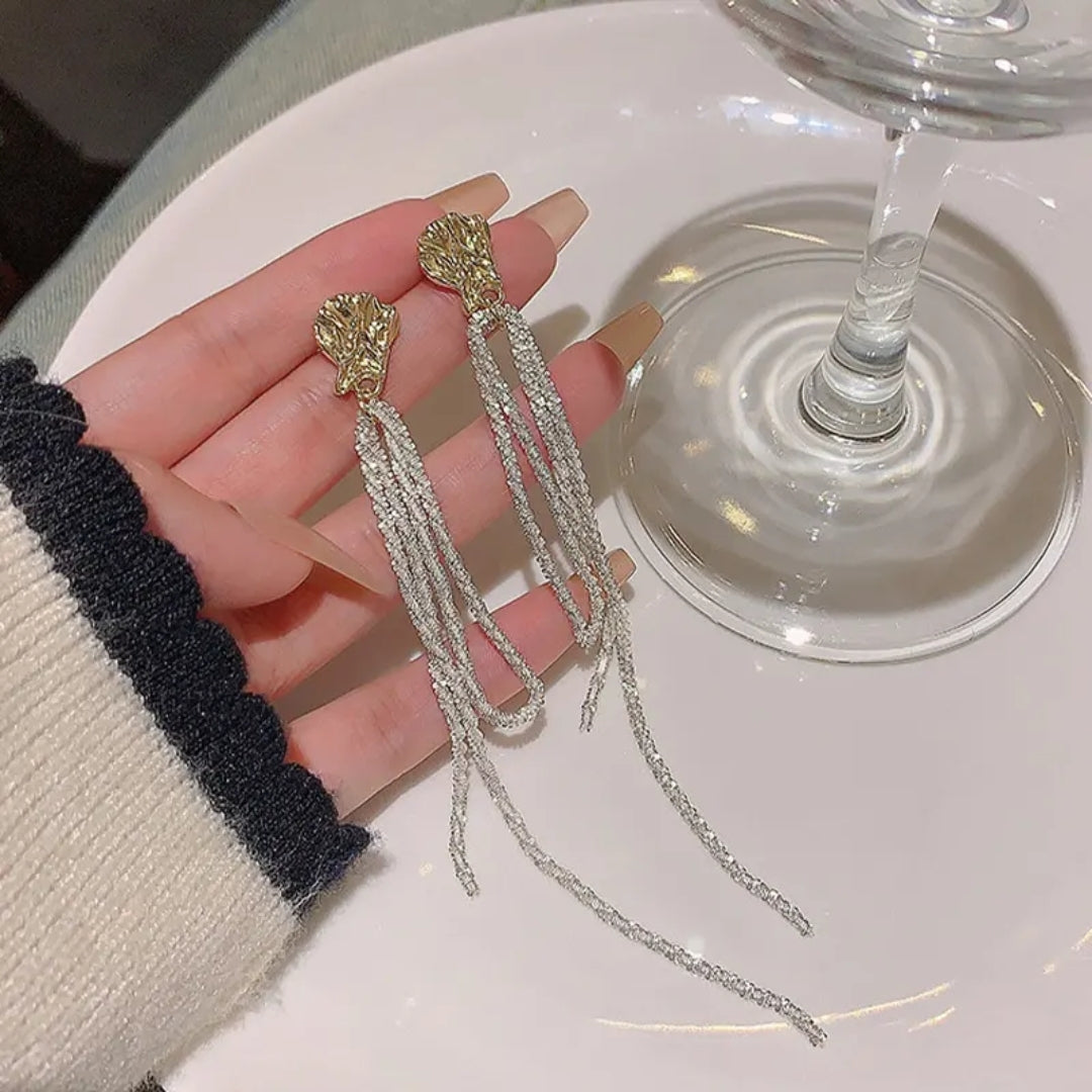 Silver Strand Brilliance Earrings