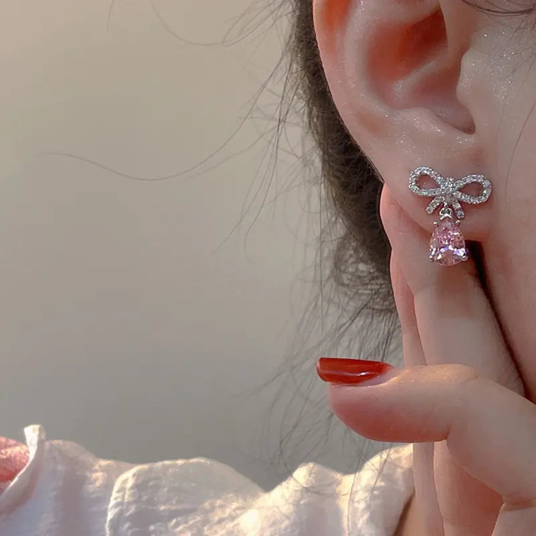 Graceful Knot Drops Earrings