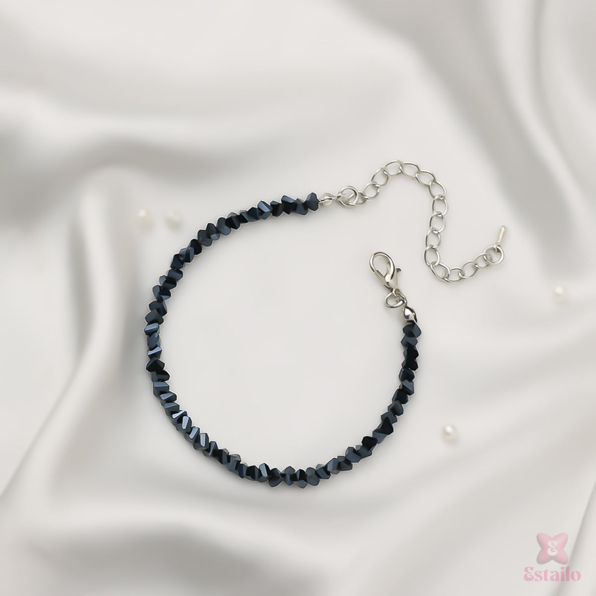 Midnight Pebble Bracelet