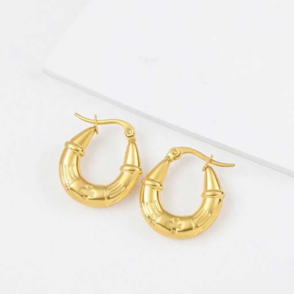 Aurora Bling Hoops Earrings