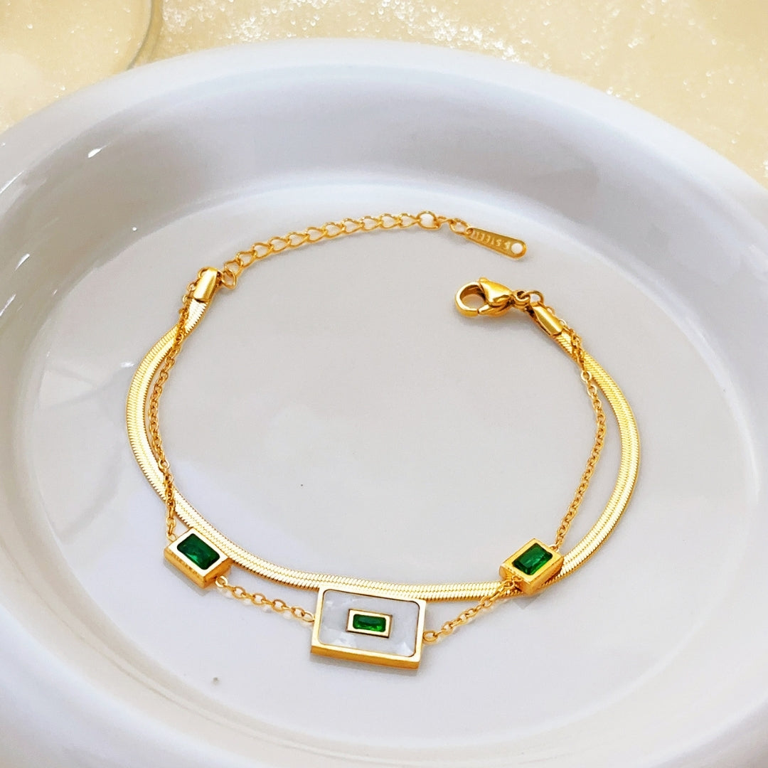 Jadeite Dream Link Bracelet