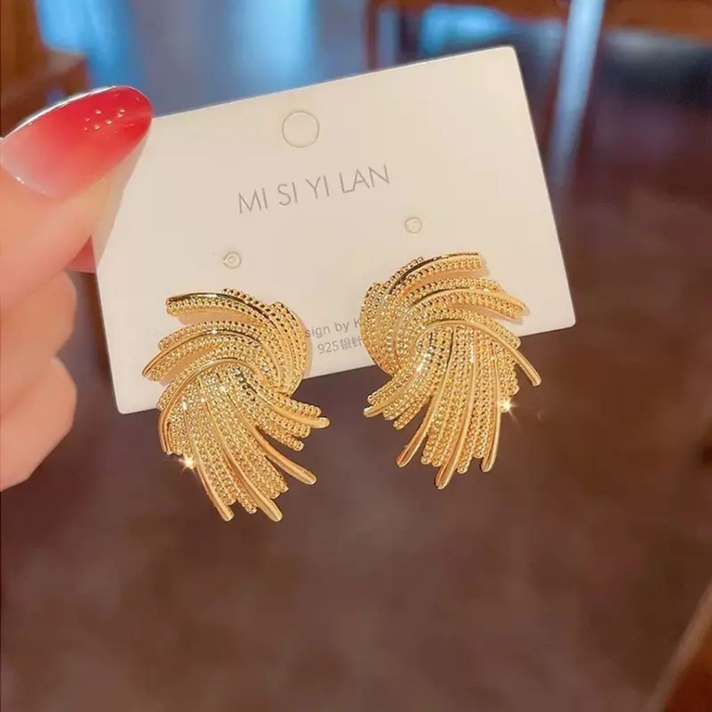 Golden Quill Earrings