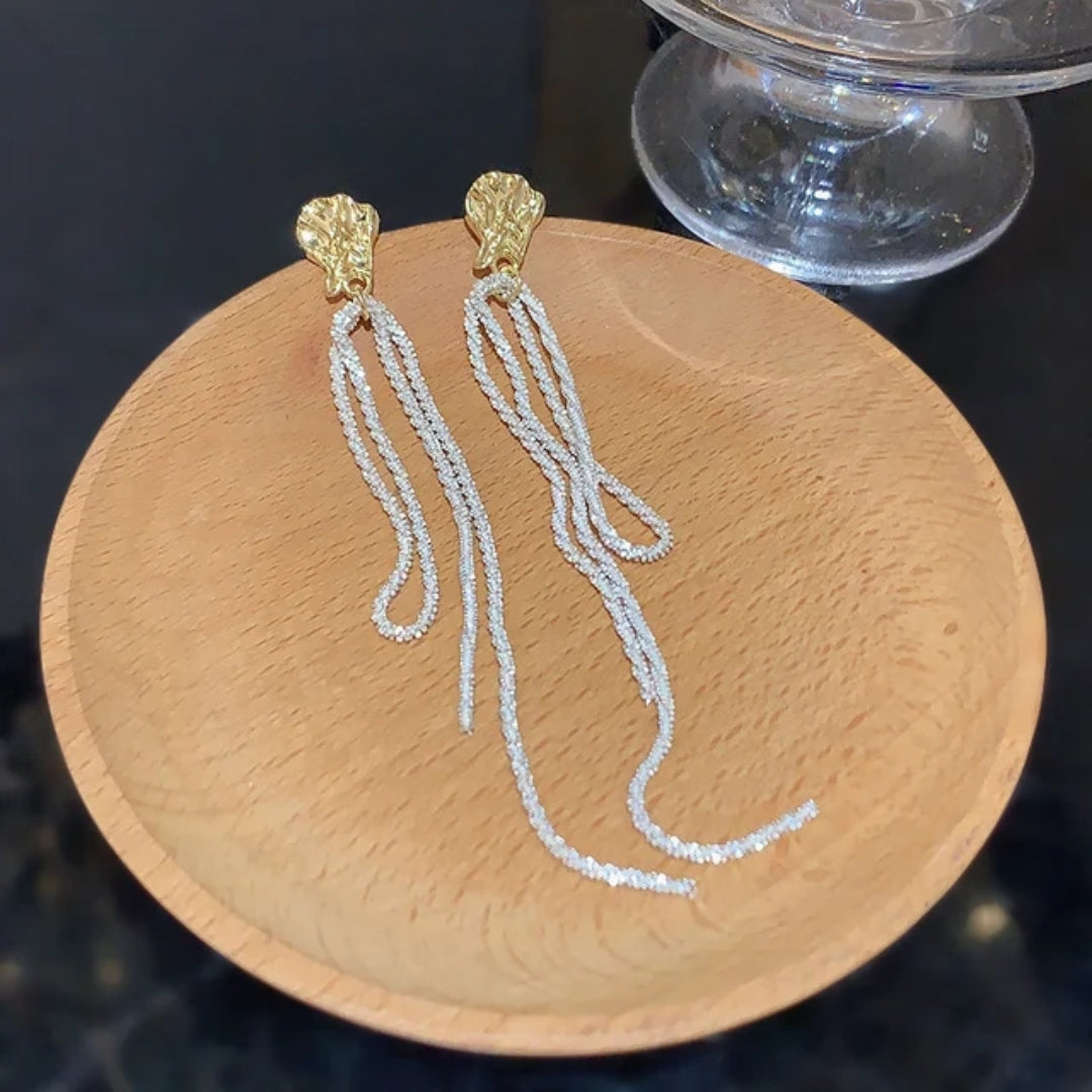 Silver Strand Brilliance Earrings