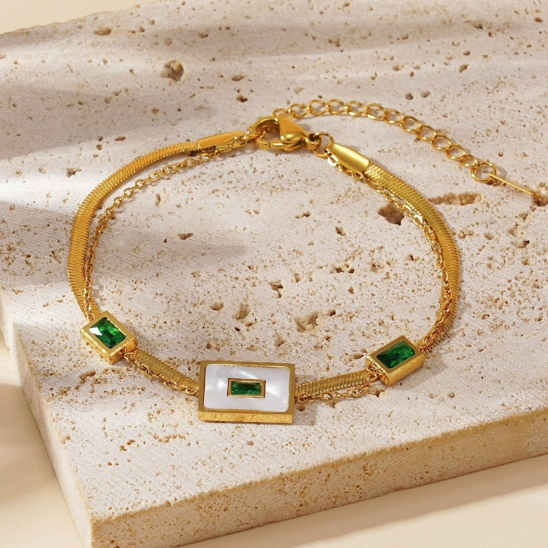 Jadeite Dream Link Bracelet