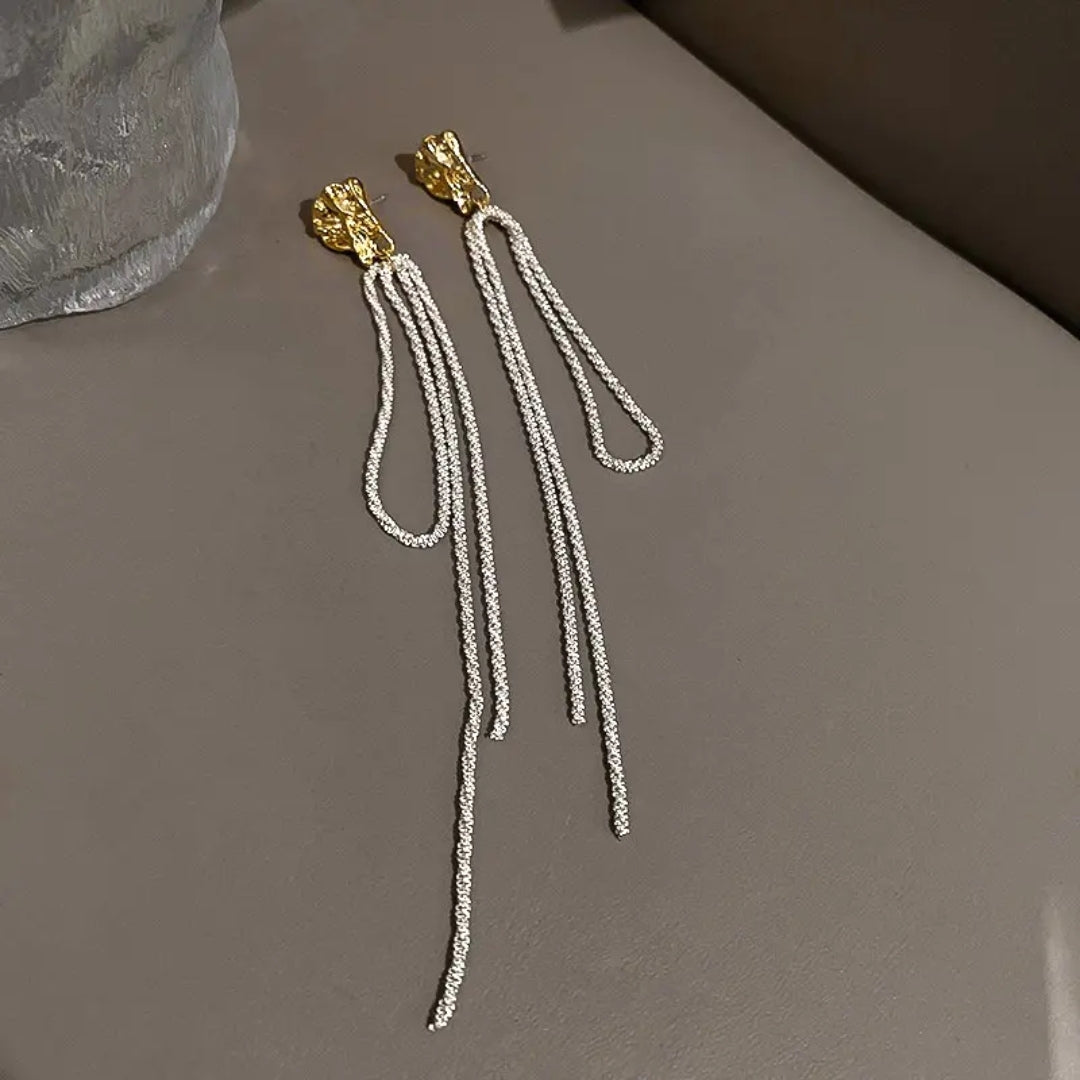 Silver Strand Brilliance Earrings