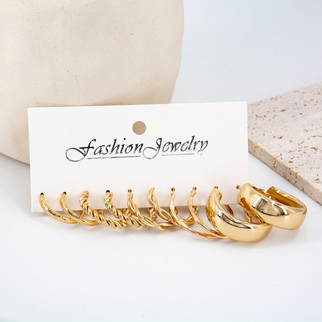 Twist & Glimmer Hoop Combo Earring