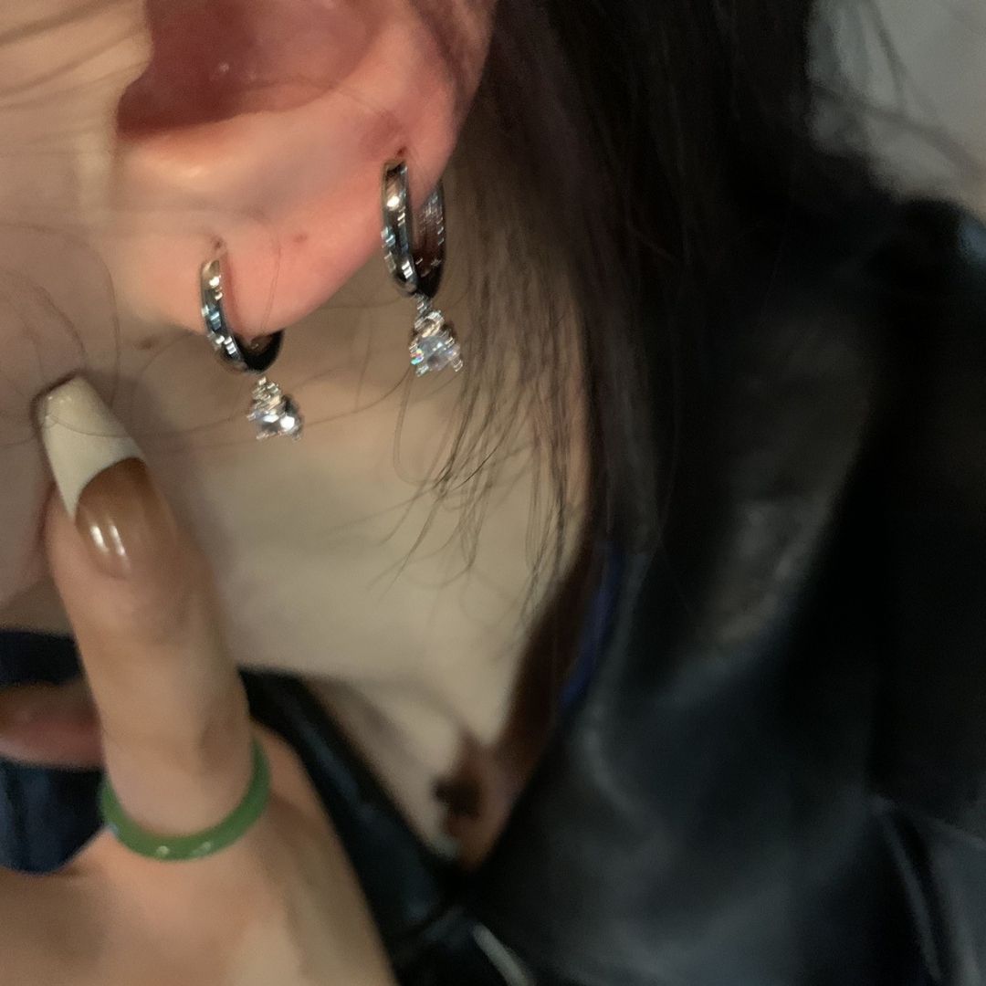 Zircon Drizzle Drops Earrings