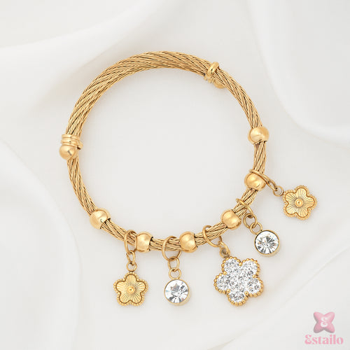 Sparkling Daisy Bracelet