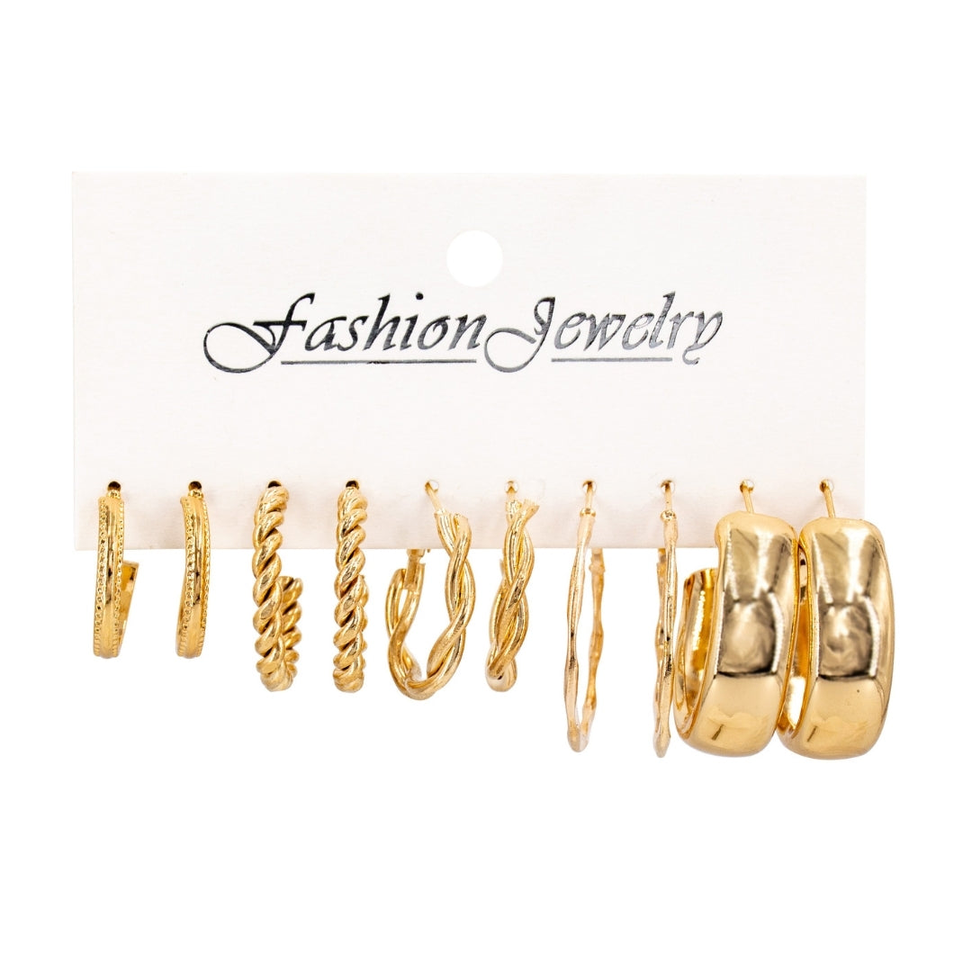 Twist & Glimmer Hoop Combo Earring