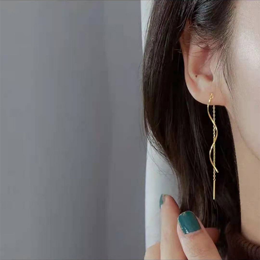 Helix Drop Earrings