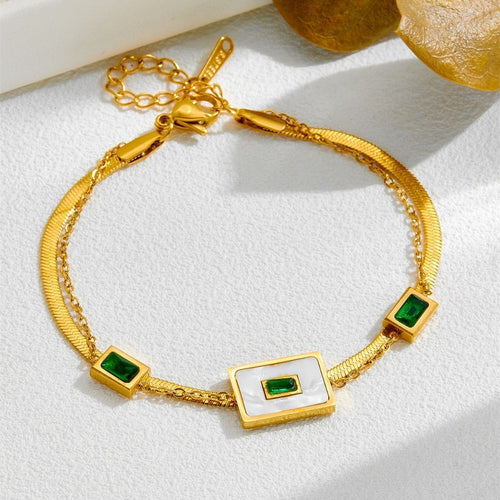 Jadeite Dream Link Bracelet