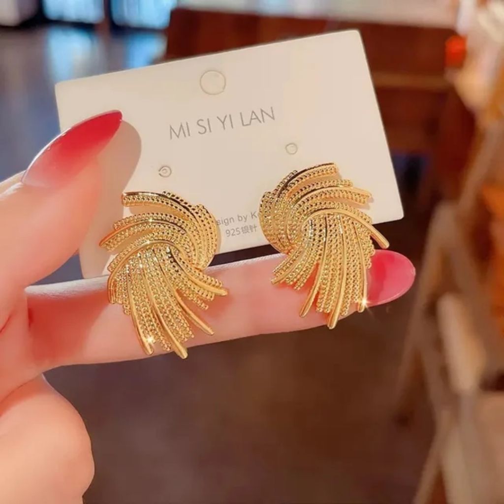 Golden Quill Earrings