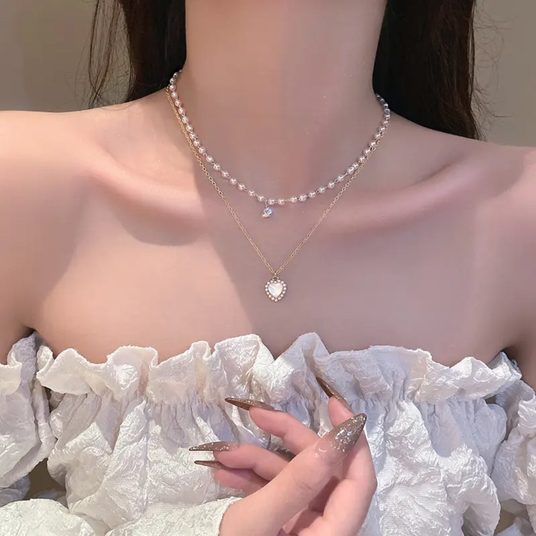 Heart Blanc Pendant
