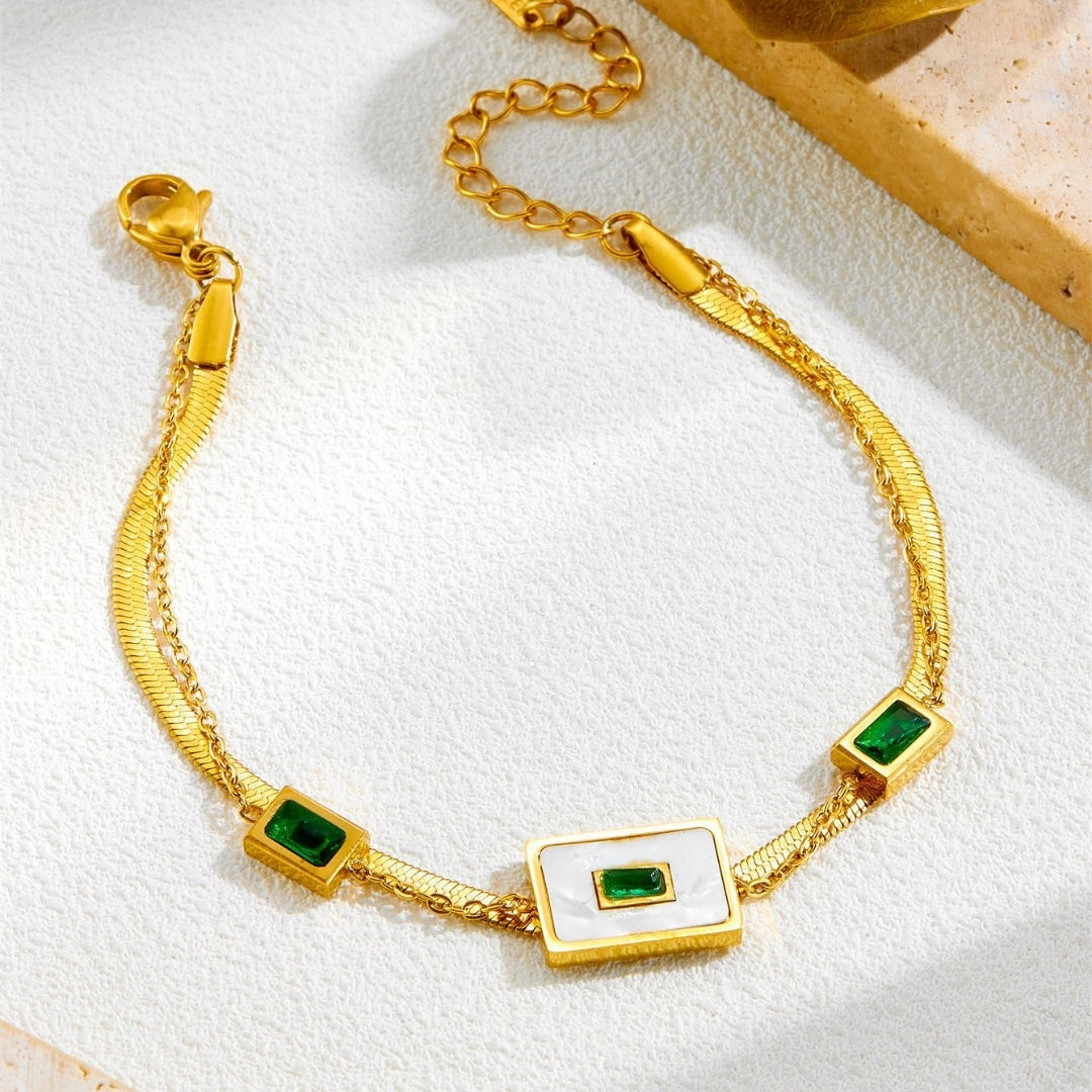 Jadeite Dream Link Bracelet