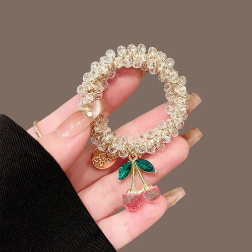 Crystal Cherries Hair Tie