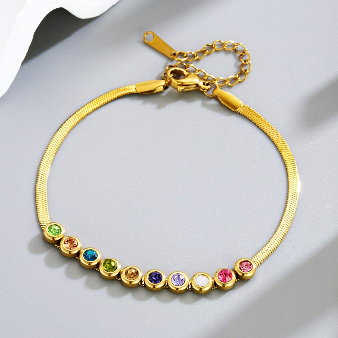 Chromatic Cascade Bracelet