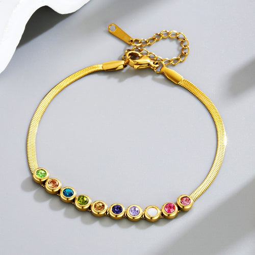 Chromatic Cascade Bracelet