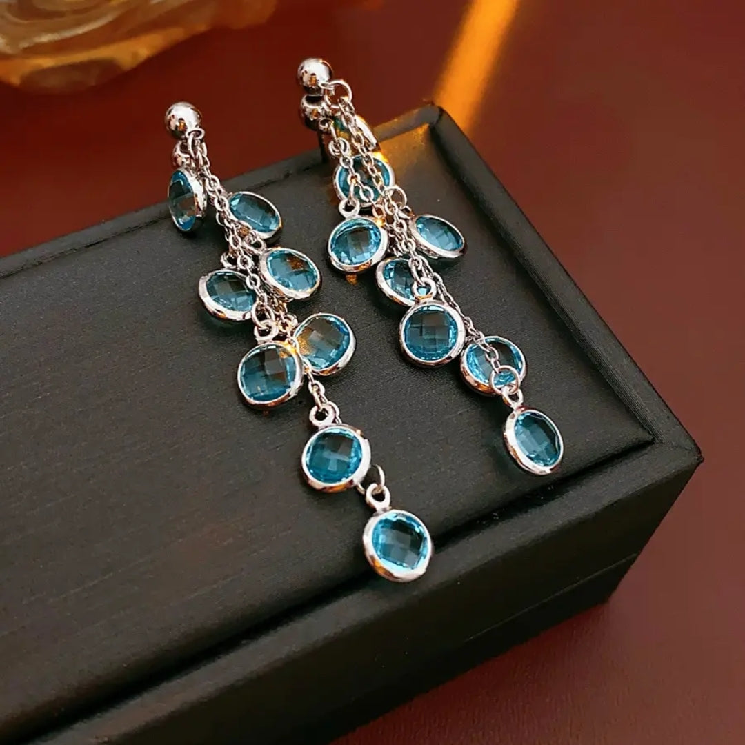 Lunar Azure Dangles Earring