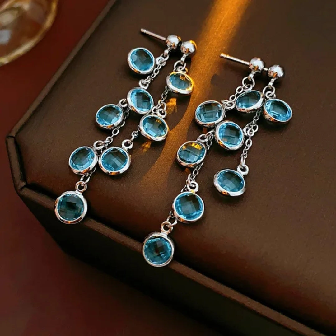Lunar Azure Dangles Earring