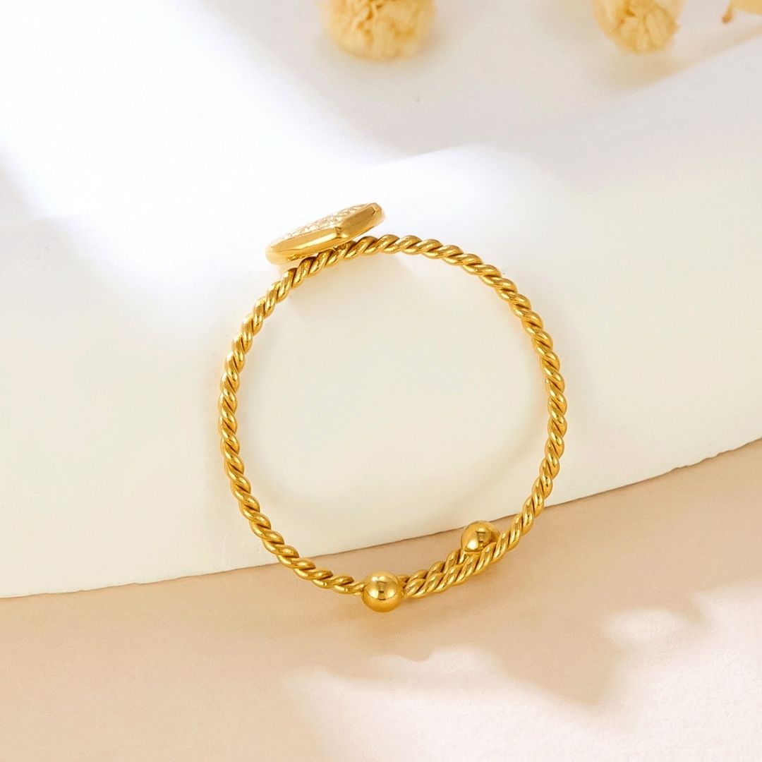 Eternal Rope Heart Ring