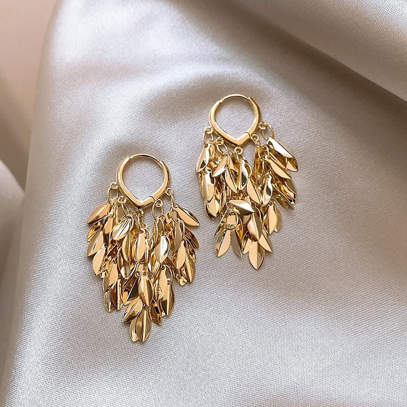 Laurel Cascade Hoops Earring