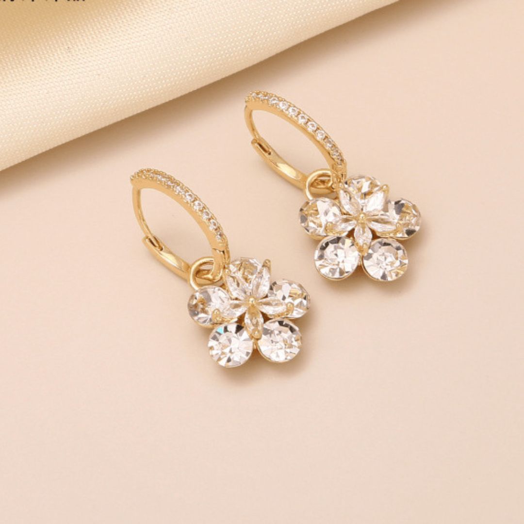 Ethereal Floral Drops Earrings