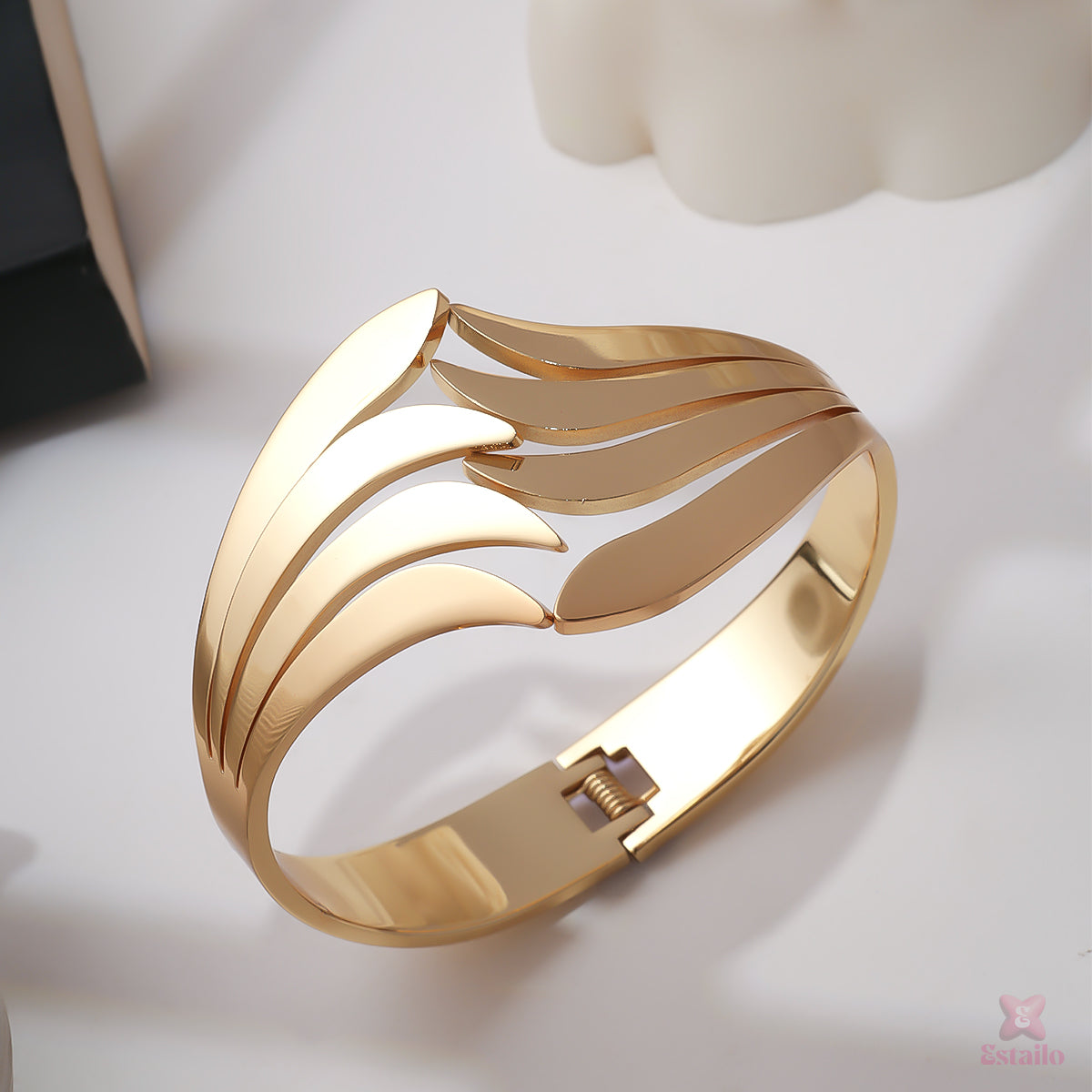 Luna Curve Cuff Bracelet