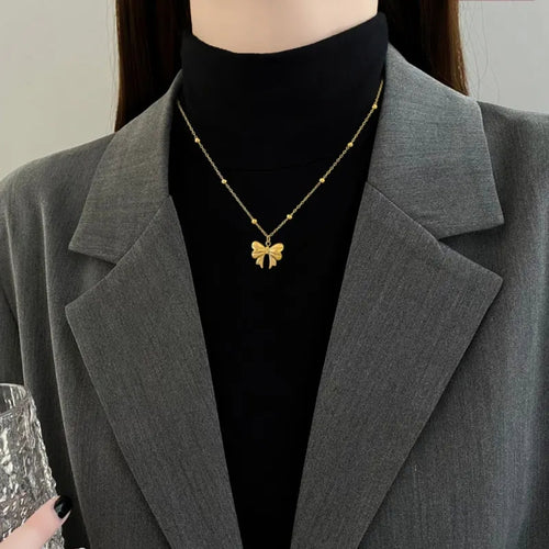 Bow Luxe Necklace