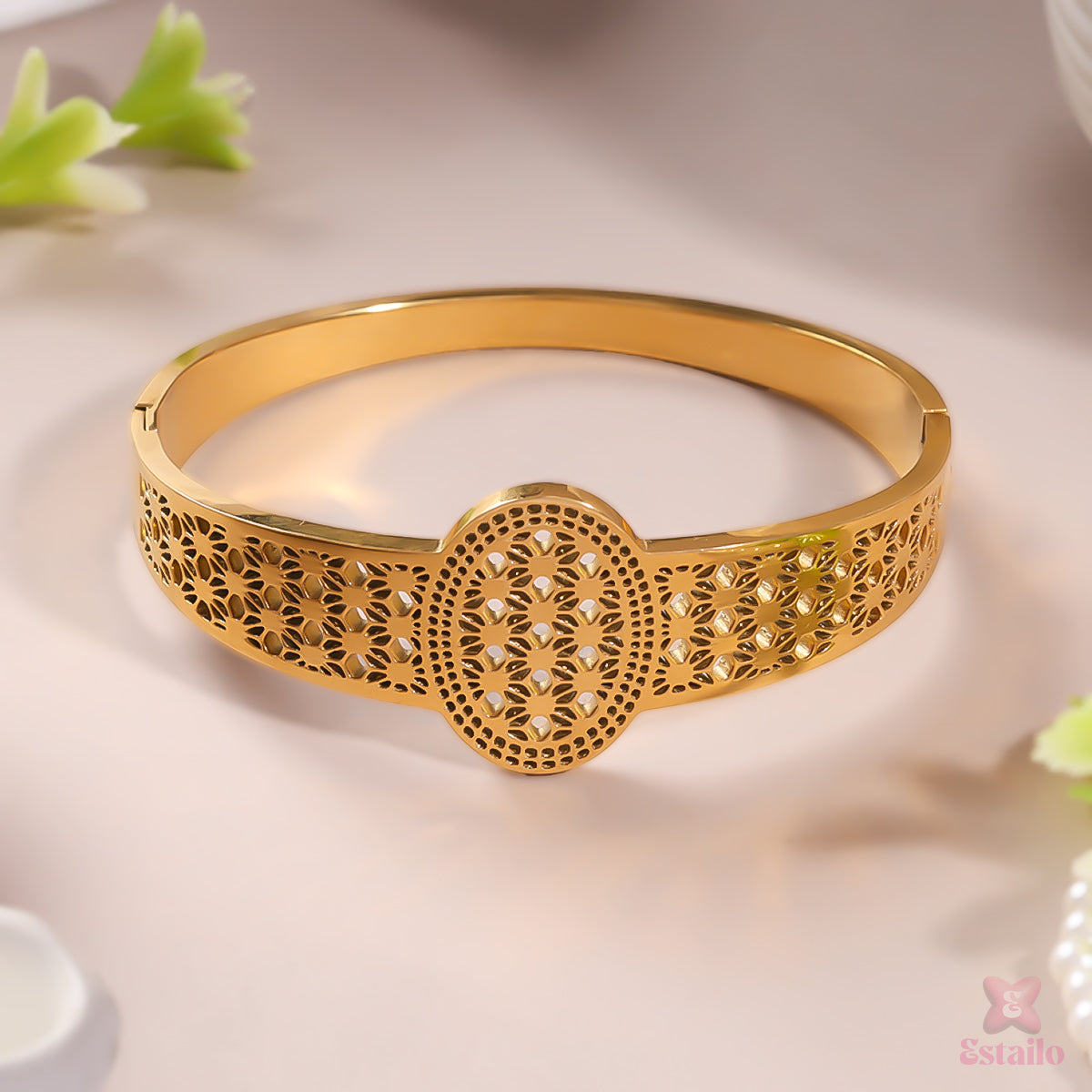 Golden Gilded Elegance Bracelet