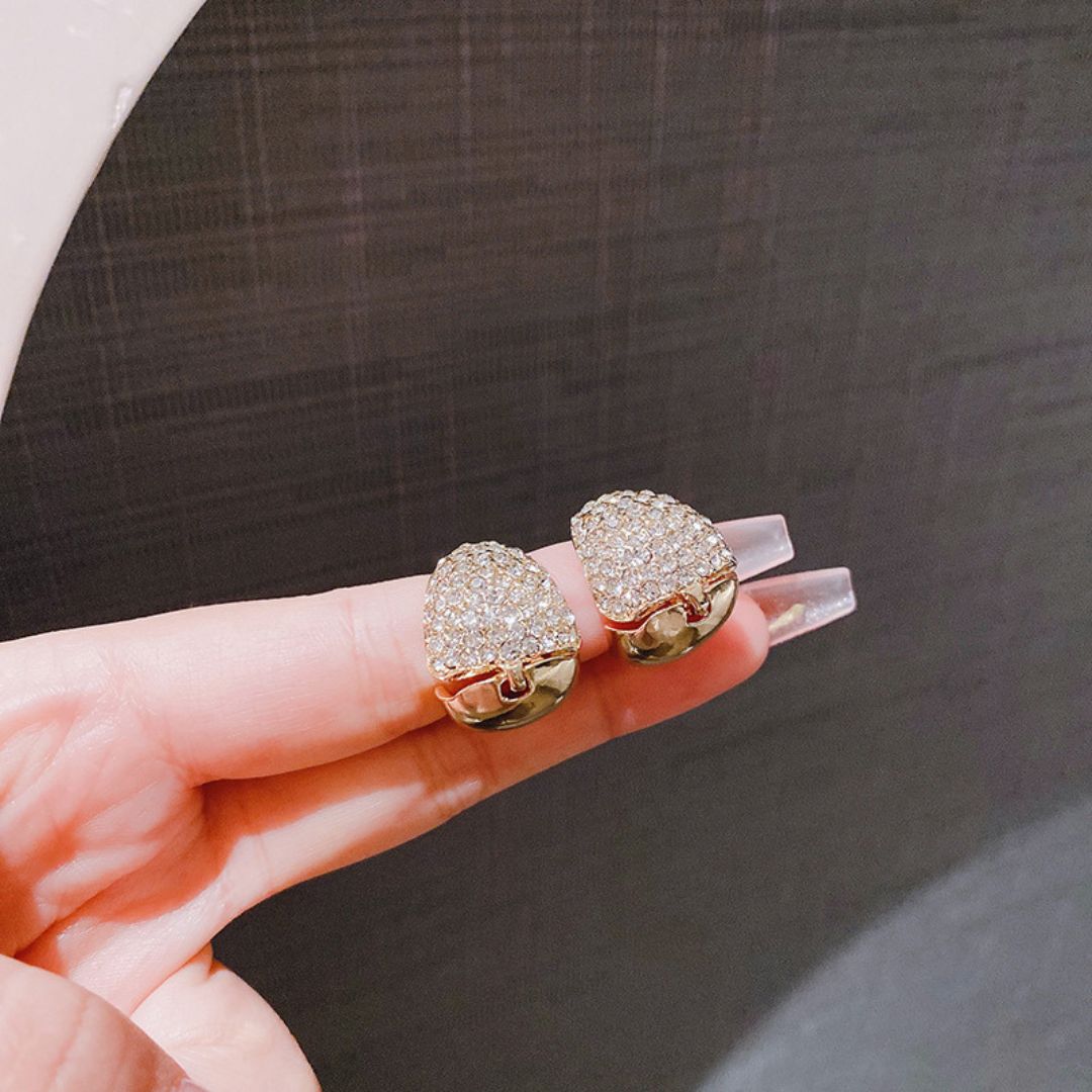 Dazzling Dome Drop Earrings