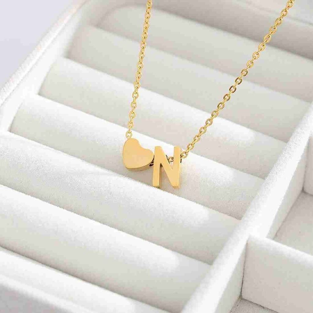 N Heart Neckpiece