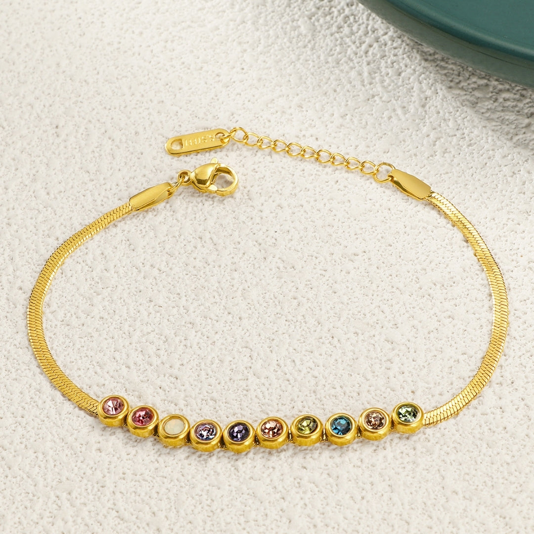 Chromatic Cascade Bracelet