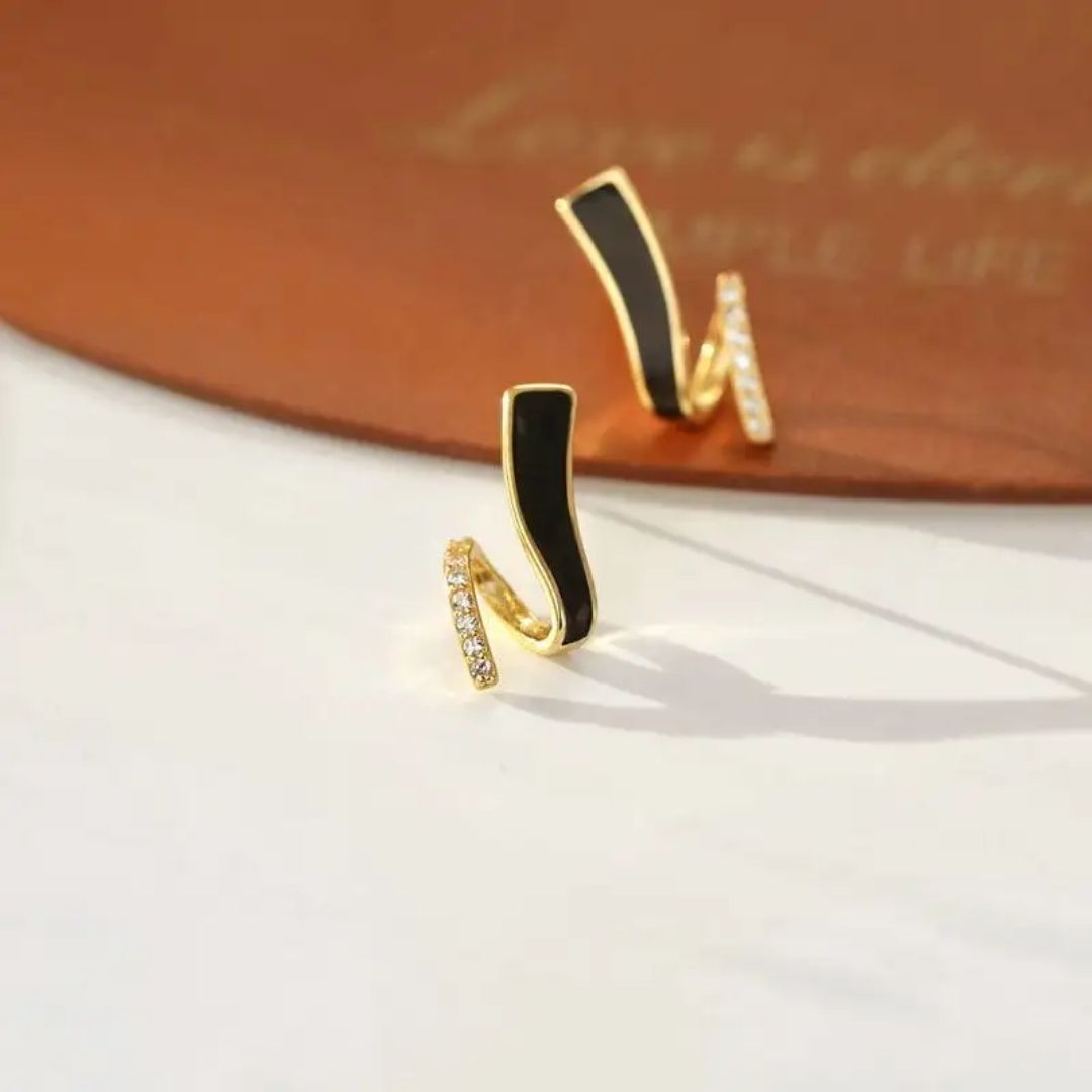 Midnight Twist Earrings