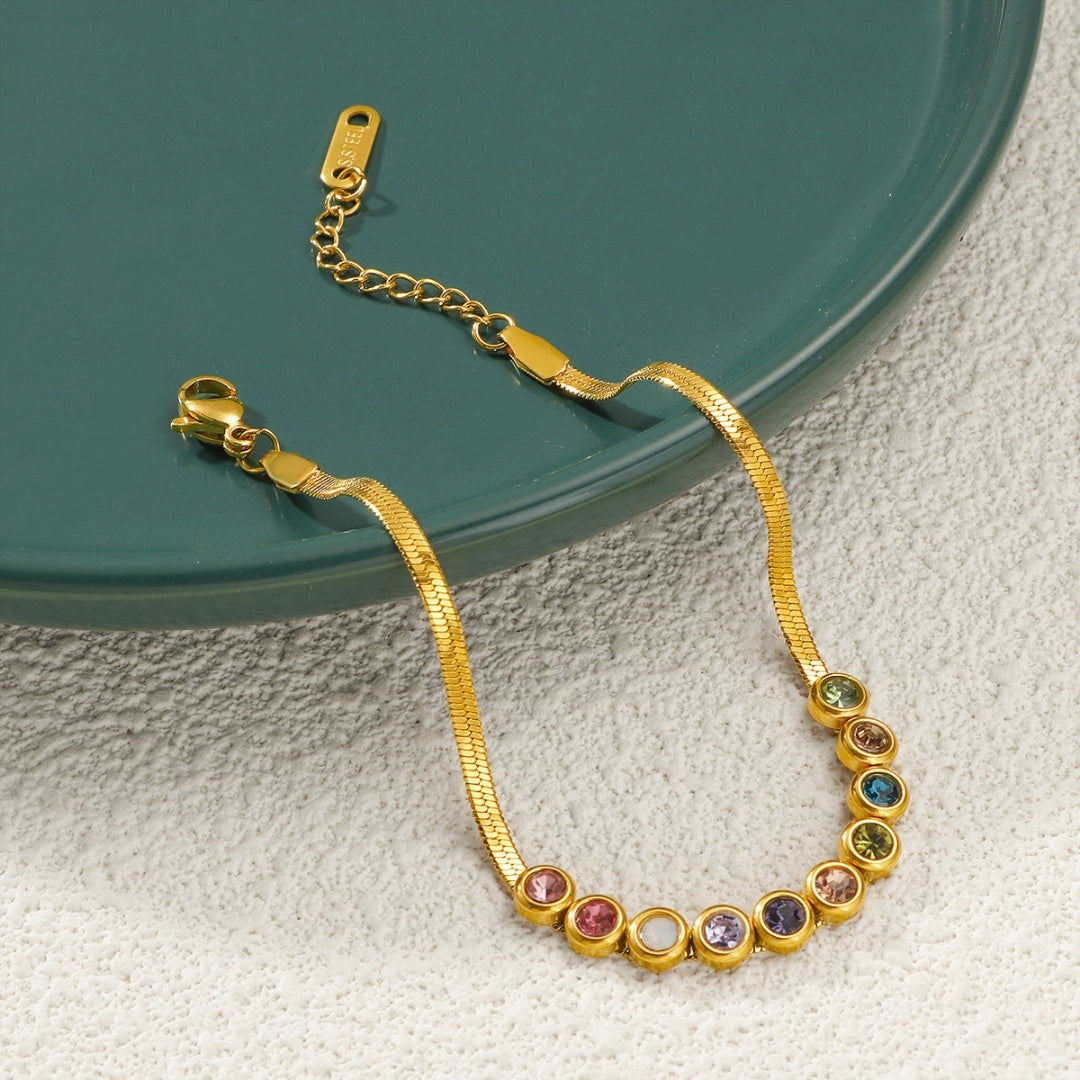 Chromatic Cascade Bracelet
