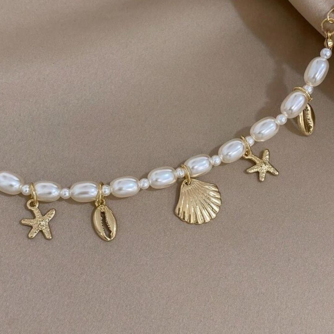 Mermaid Meadow Pearl Bracelet