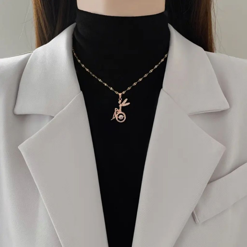 Peachy Wings Necklace