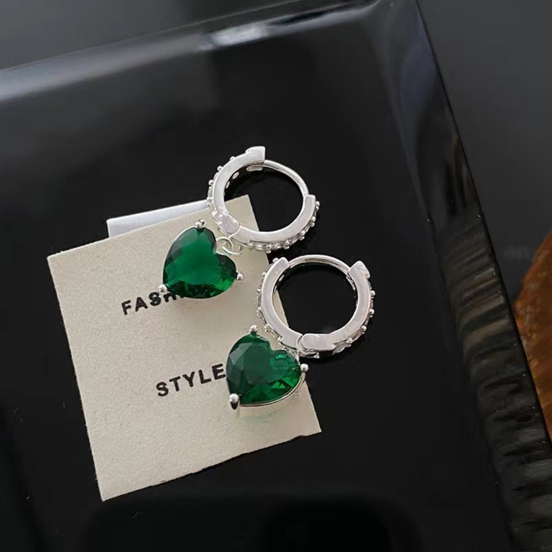 Verdant Love Hoops Earrings