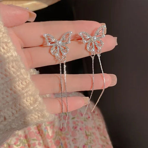 Butterfly Drops Earrings