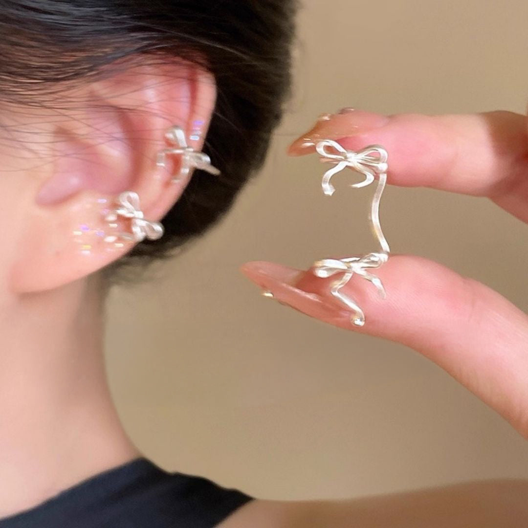 Ribbon Muse Ear Cuffs Earrings