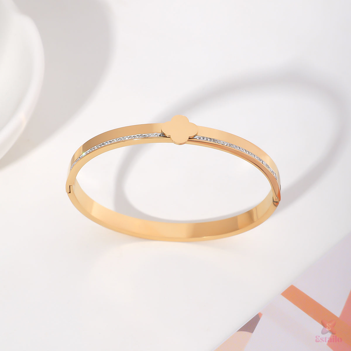 Gilded Clover Bracelet