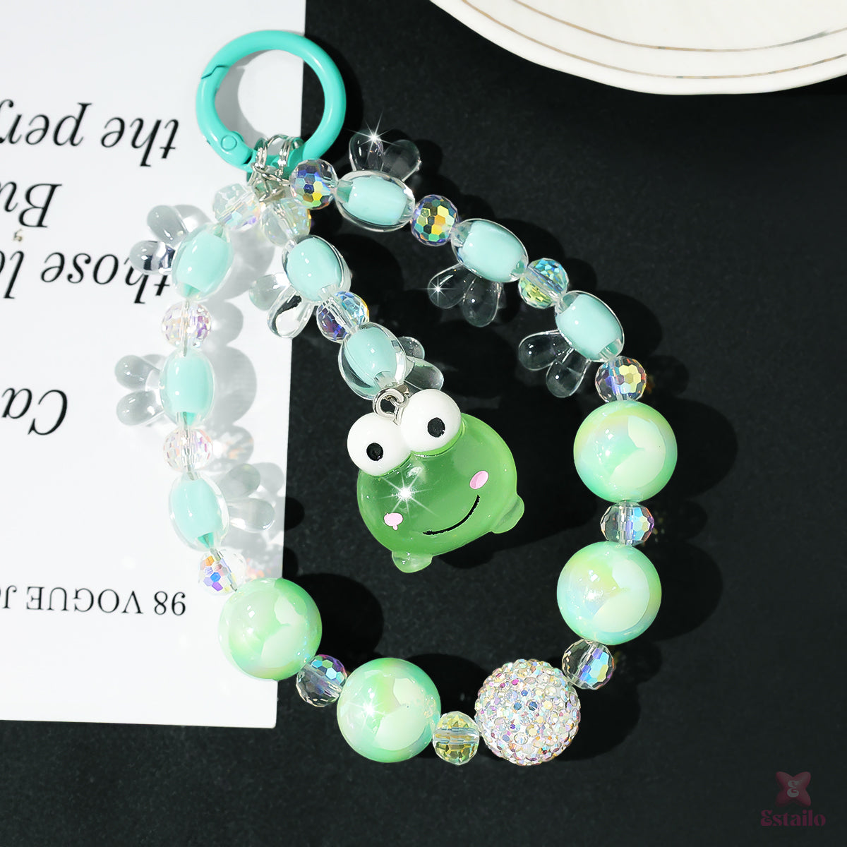 Glow Green Phone Charm