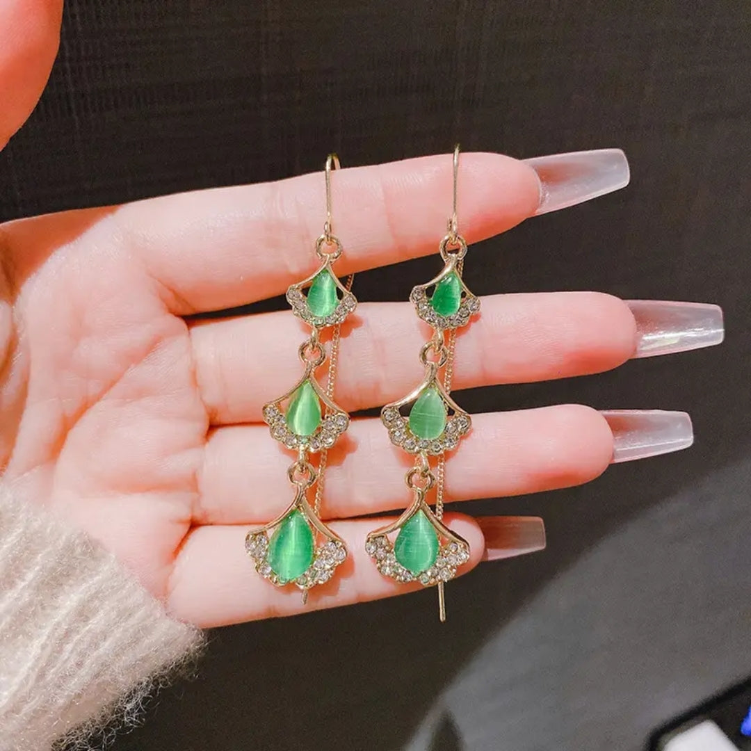 Art Deco Jadeite Earrings