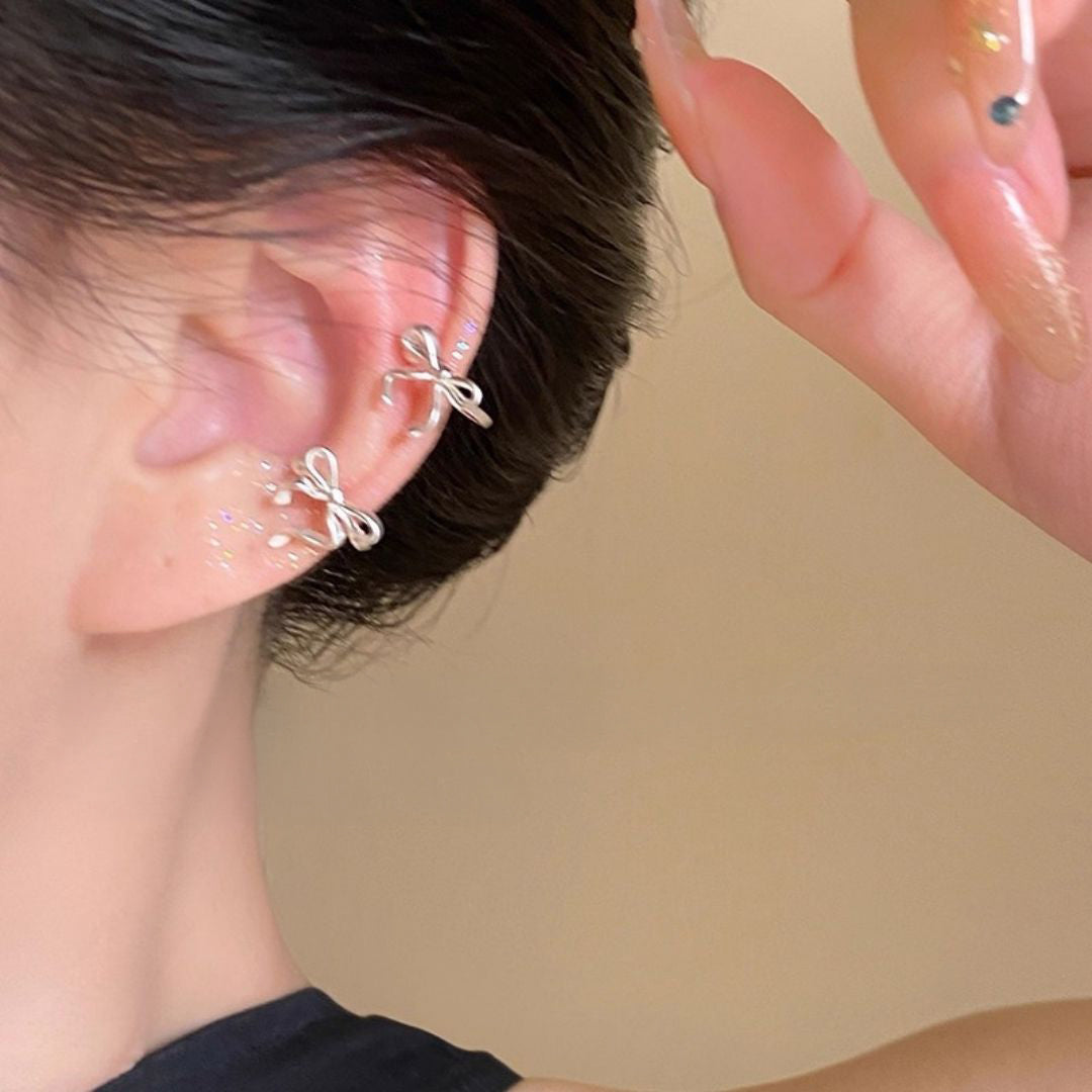 Ribbon Muse Ear Cuffs Earrings