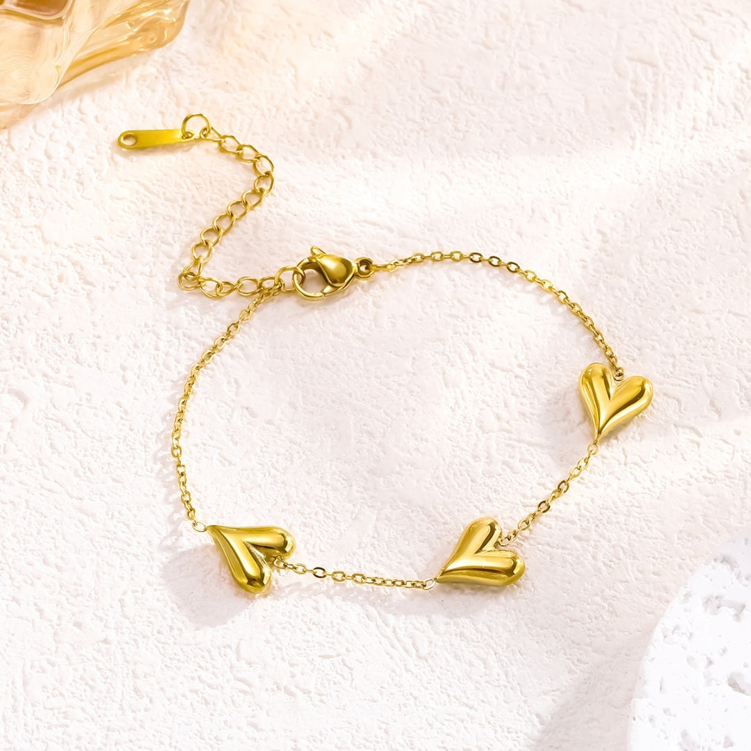 Golden Heartstrings Bracelet
