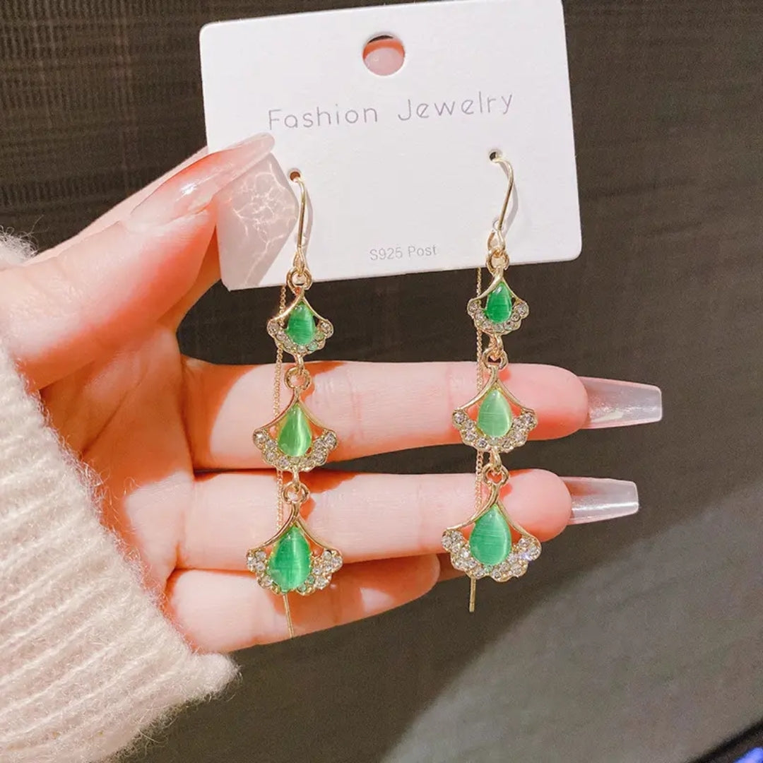 Art Deco Jadeite Earrings